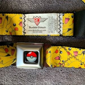 Pokemon Seatbelt Belt Gift Christmas Adjustable EUC